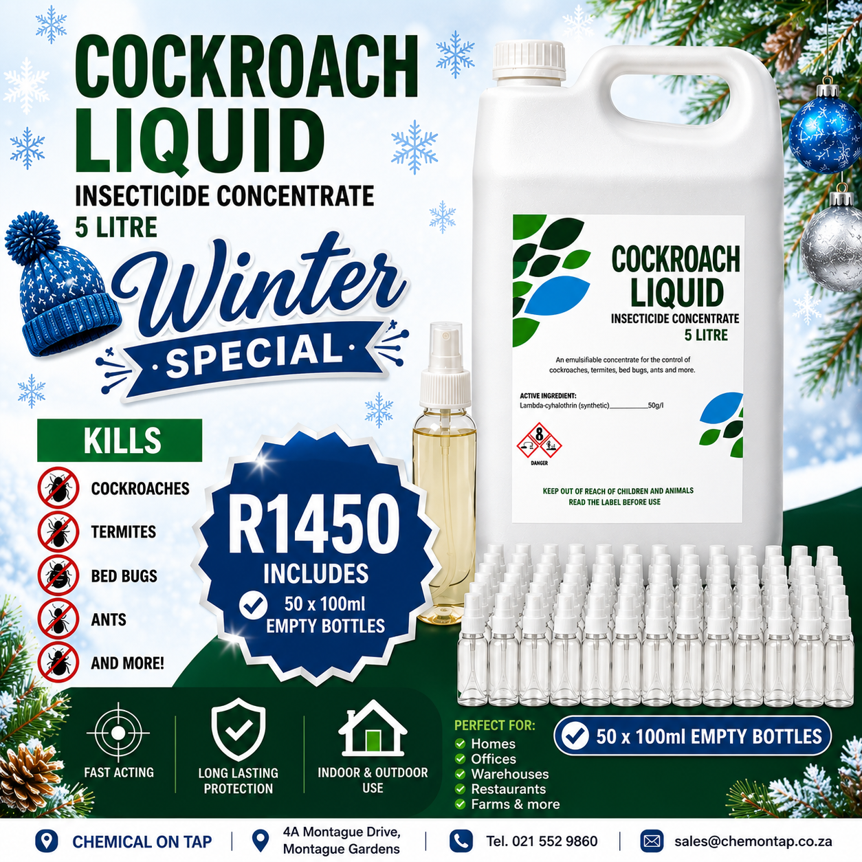 Cockroach Liquid Concentrate 5L