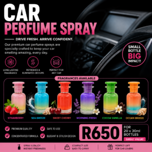 Car Perfume Spray (20 x 30ml)