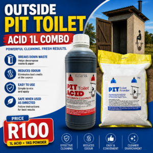 Pit Toilet Single Combo (1 of each product)