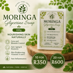 Moringa Glycerine Soap (10 x 100g)